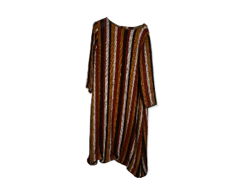 Brown Varied Striped Tunic